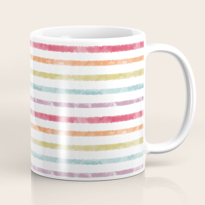 Rainbow Stripes Coffee Mug Gallery Image 1