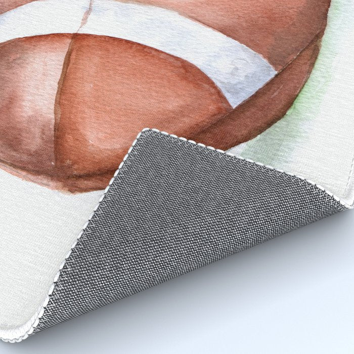 Football Watercolor Rug Gallery Image 4