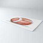 Football Watercolor Rug Gallery Image 3
