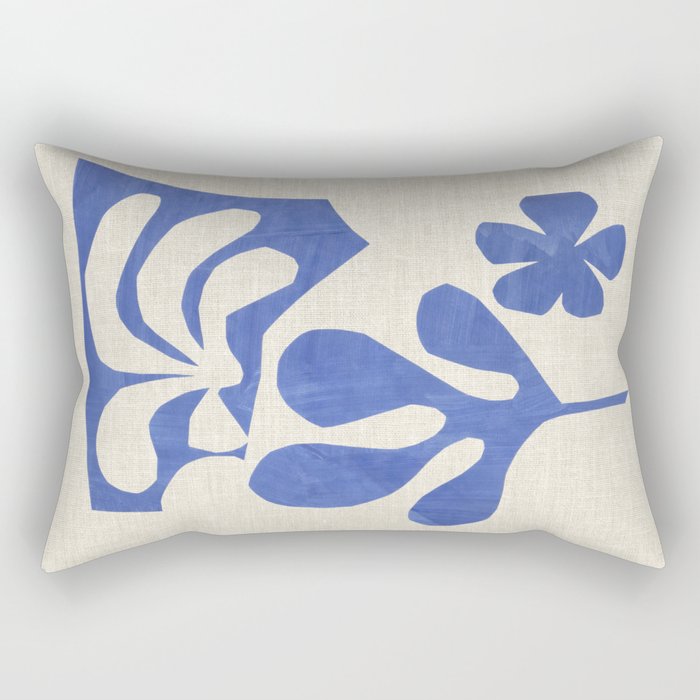 Periwinkle Bloom  Rectangular Pillow Gallery Image 1
