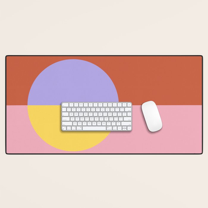 Color Block Abstract XIII Desk Mat Gallery Image 1