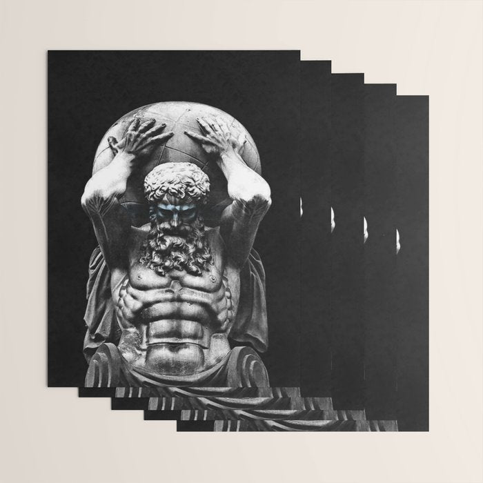 Hercules holding the whole world Wrapping Paper Gallery Image 3