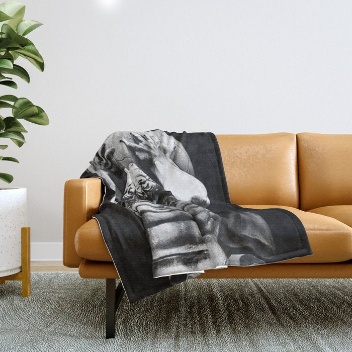 Hercules holding the whole world Throw Blanket Gallery Image 1