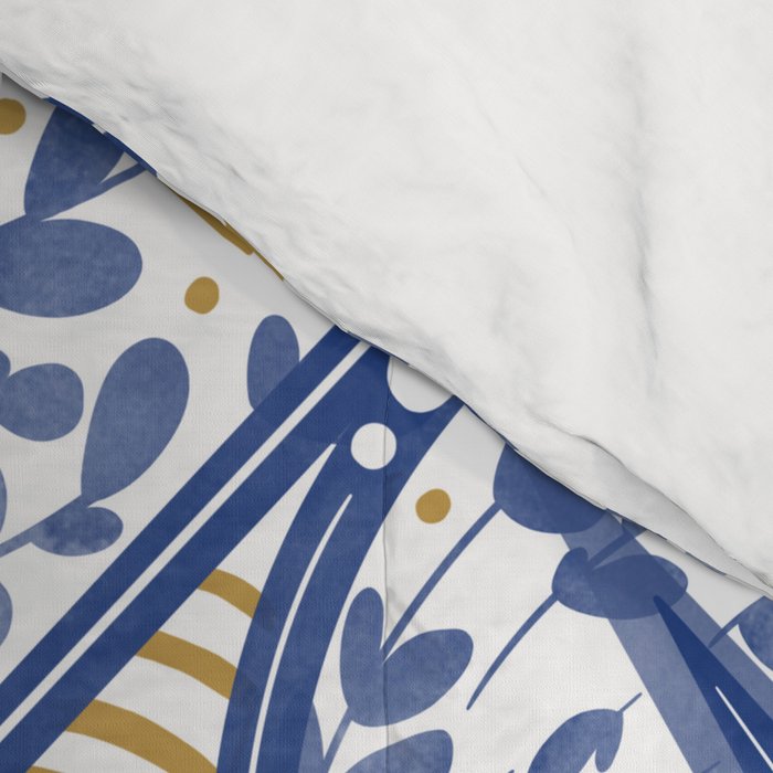 Intricate nature circular tiles B24 Comforter Gallery Image 4