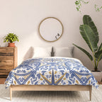 Intricate nature circular tiles B24 Comforter Gallery Image 3