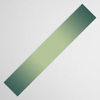 Ombre Arch XIV Green Gradient Modern Geometric Lines Table Runner Gallery Image 3
