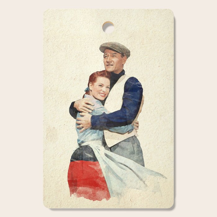 The Quiet Man - Watercolor Cutting Board Gallery Image 1