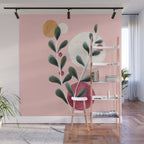 Soft Berry Branches Wall Mural Gallery Image 1