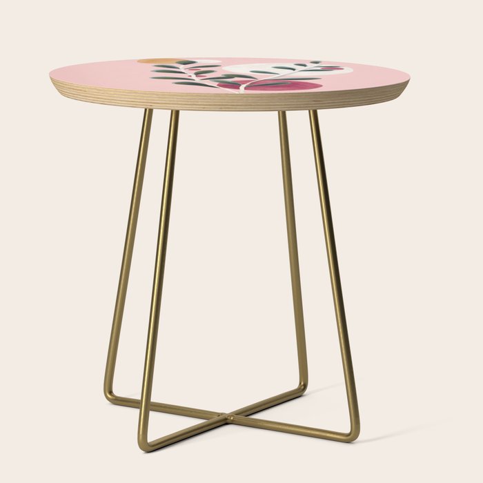 Soft Berry Branches Side Table Gallery Image 1