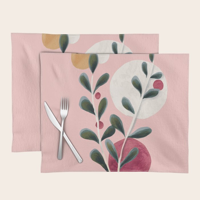 Soft Berry Branches Placemat Gallery Image 1