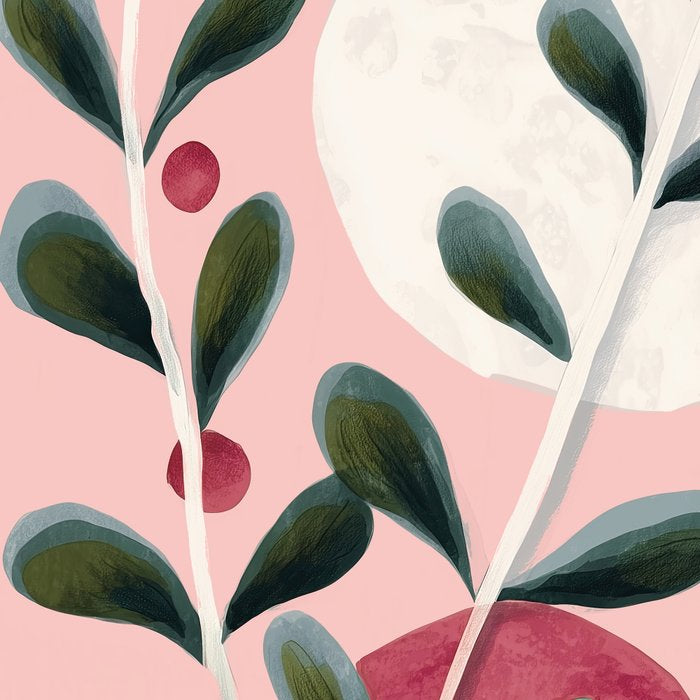 Soft Berry Branches Coffee Mug Gallery Image 2
