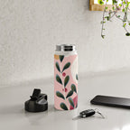 Soft Berry Branches Water Bottle Gallery Image 4