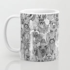 canadian animals black white Coffee Mug Gallery Image 3