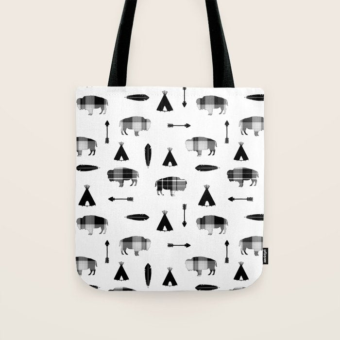 Buffalo Tribe Tote Bag Gallery Image 1