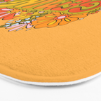 Gemini Flowers Bath Mat Gallery Image 3