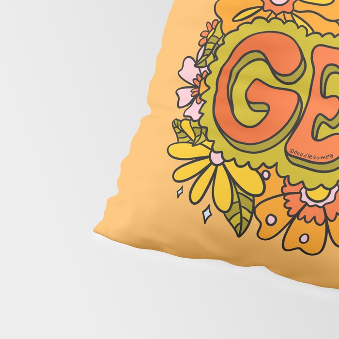 Gemini Flowers Pillow Sham Gallery Image 4