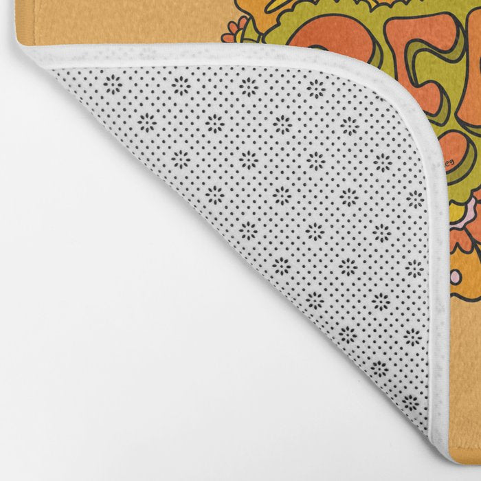 Gemini Flowers Bath Mat Gallery Image 2