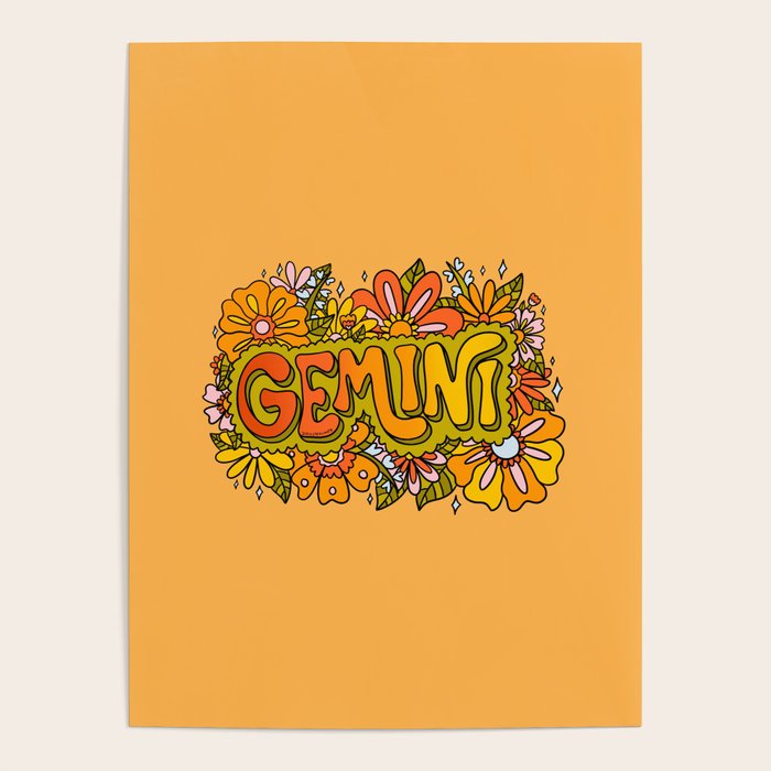 Gemini Flowers Poster Gallery Image 4