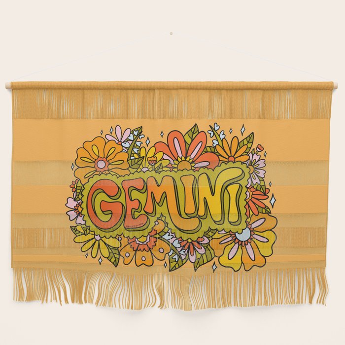 Gemini Flowers Wall Hanging Gallery Image 1