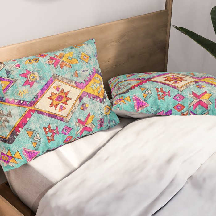 N178 - Antique Oriental Traditional Berber Bohemian Moroccan Style  Pillow Sham Gallery Image 2