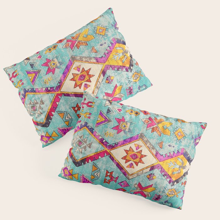 N178 - Antique Oriental Traditional Berber Bohemian Moroccan Style  Pillow Sham Gallery Image 3