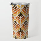 Retro Flower Pattern Travel Mug Gallery Image 3
