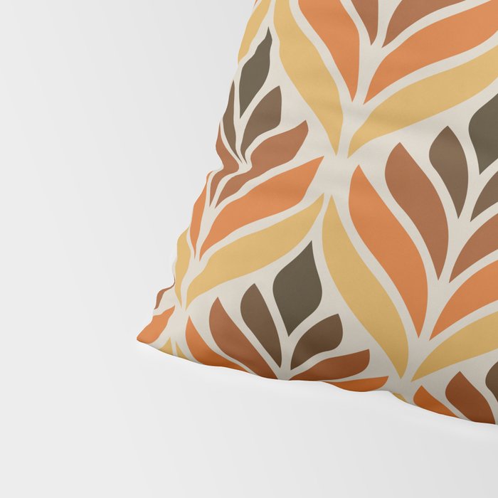 Retro Flower Pattern Pillow Sham Gallery Image 4