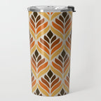 Retro Flower Pattern Travel Mug Gallery Image 2