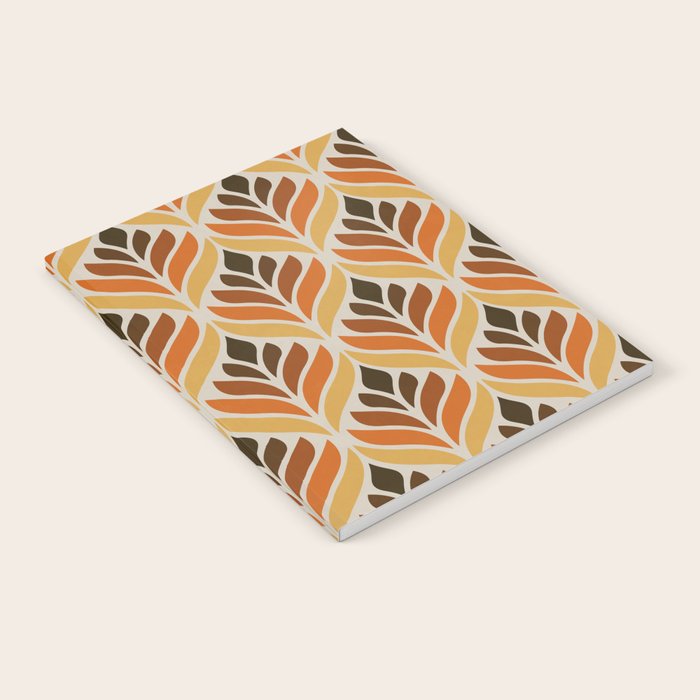 Retro Flower Pattern Notebook Gallery Image 1