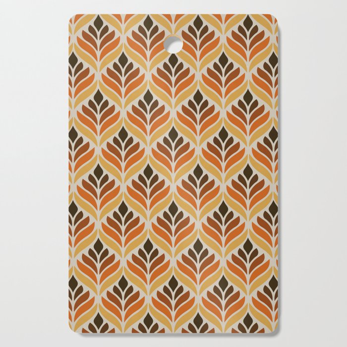 Retro Flower Pattern Cutting Board Gallery Image 1