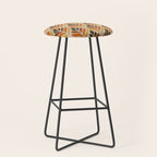 Retro Flower Pattern Stool Gallery Image 1