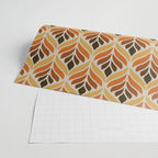 Retro Flower Pattern Wrapping Paper Gallery Image 2