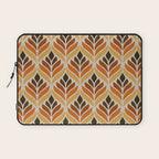Retro Flower Pattern Laptop Sleeve Gallery Image 1