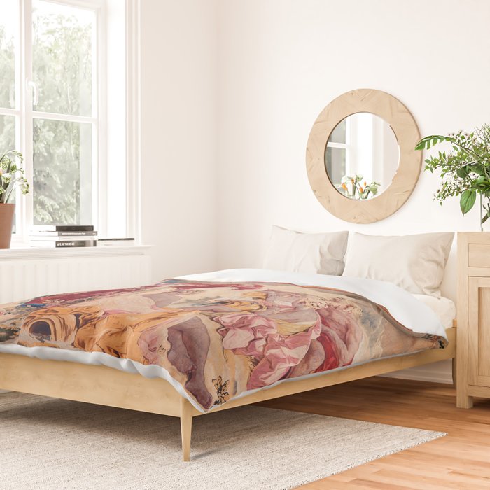 Dream of Rinaldo 18th Century French Tapestry Print Duvet Cover Gallery Image 2