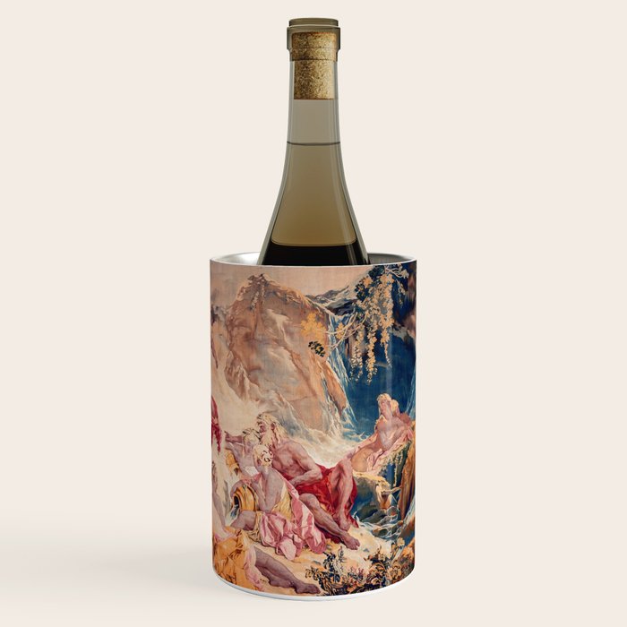 Dream of Rinaldo 18th Century French Tapestry Print Wine Chiller Gallery Image 3