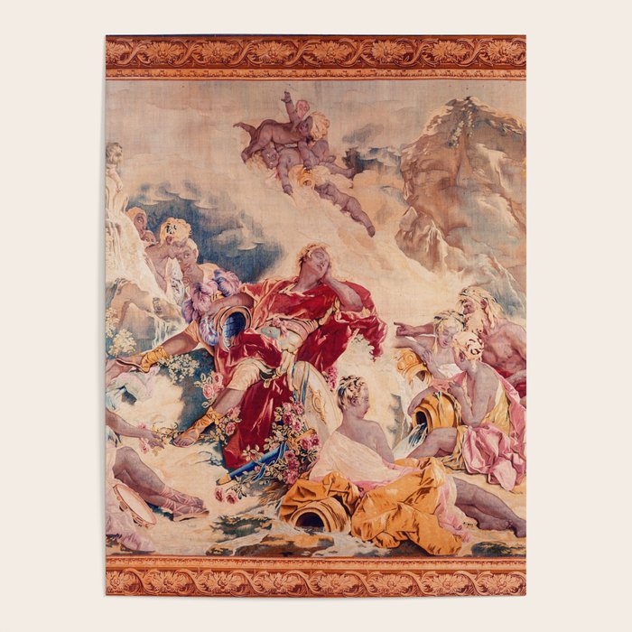 Dream of Rinaldo 18th Century French Tapestry Print Poster Gallery Image 1
