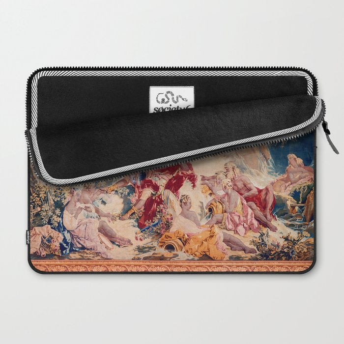 Dream of Rinaldo 18th Century French Tapestry Print Laptop Sleeve Gallery Image 2