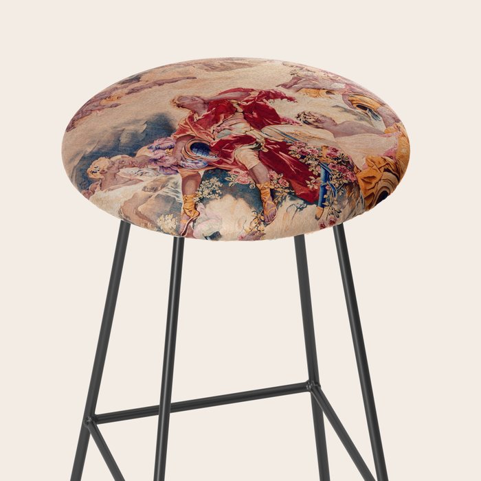 Dream of Rinaldo 18th Century French Tapestry Print Stool Gallery Image 2