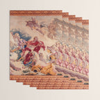 Dream of Rinaldo 18th Century French Tapestry Print Wrapping Paper Gallery Image 3