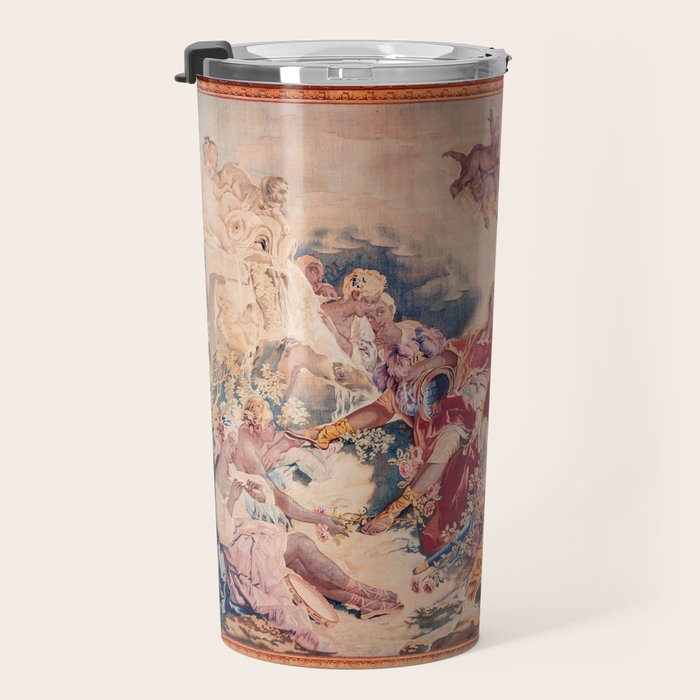 Dream of Rinaldo 18th Century French Tapestry Print Travel Mug Gallery Image 3