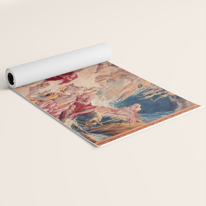 Dream of Rinaldo 18th Century French Tapestry Print Yoga Mat Gallery Image 2