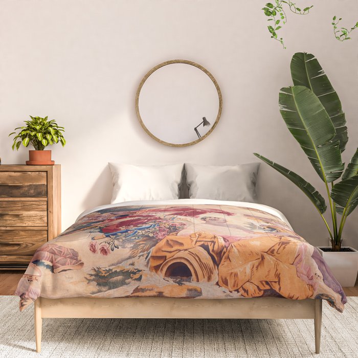 Dream of Rinaldo 18th Century French Tapestry Print Comforter Gallery Image 3