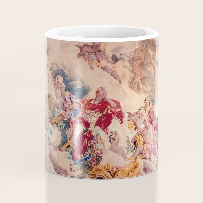 Dream of Rinaldo 18th Century French Tapestry Print Coffee Mug Gallery Image 4