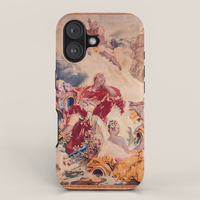 Dream of Rinaldo 18th Century French Tapestry Print iPhone Case Gallery Image 1