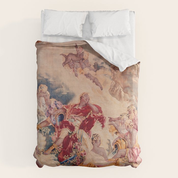 Dream of Rinaldo 18th Century French Tapestry Print Duvet Cover Gallery Image 1