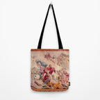 Dream of Rinaldo 18th Century French Tapestry Print Tote Bag Gallery Image 2