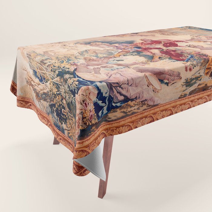 Dream of Rinaldo 18th Century French Tapestry Print Tablecloth Gallery Image 1