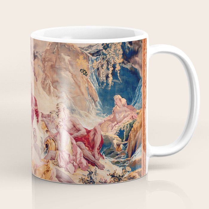 Dream of Rinaldo 18th Century French Tapestry Print Coffee Mug Gallery Image 1