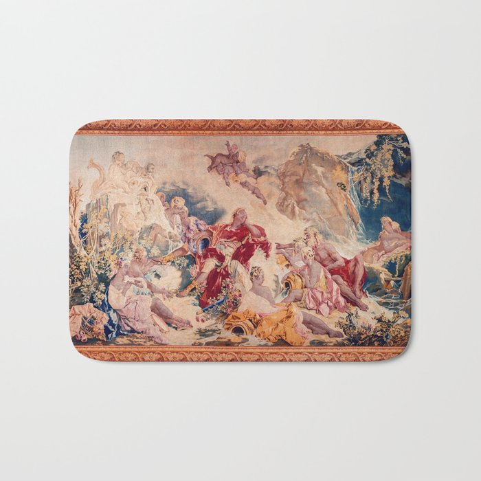 Dream of Rinaldo 18th Century French Tapestry Print Bath Mat Gallery Image 1