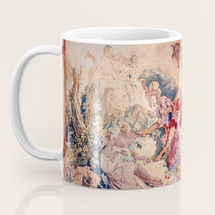 Dream of Rinaldo 18th Century French Tapestry Print Coffee Mug Gallery Image 3